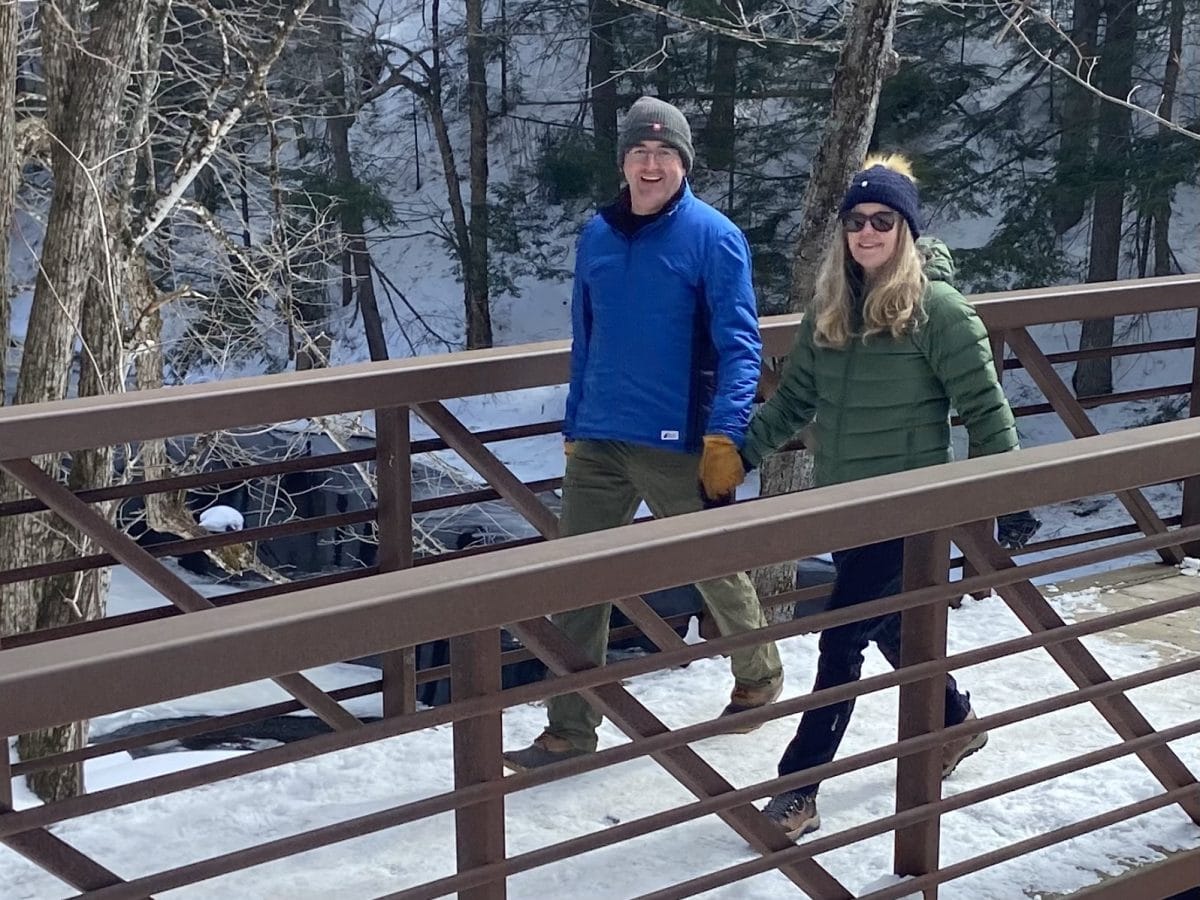 Sue Jamison & John Fincham at Arrowhead Park