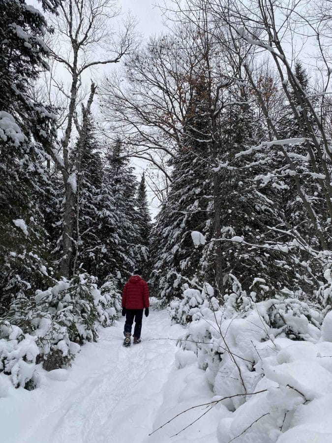 Snowshoeing at Arrowhead Park
