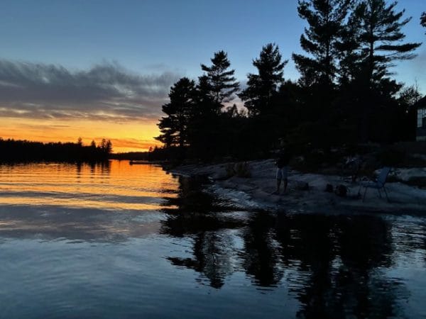 IMG_0328 Sunset views over Ahmic Lake